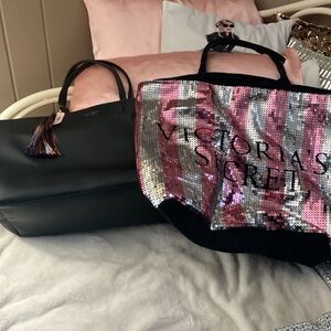 Two Victoria’s Secret Large Tote Bags.
